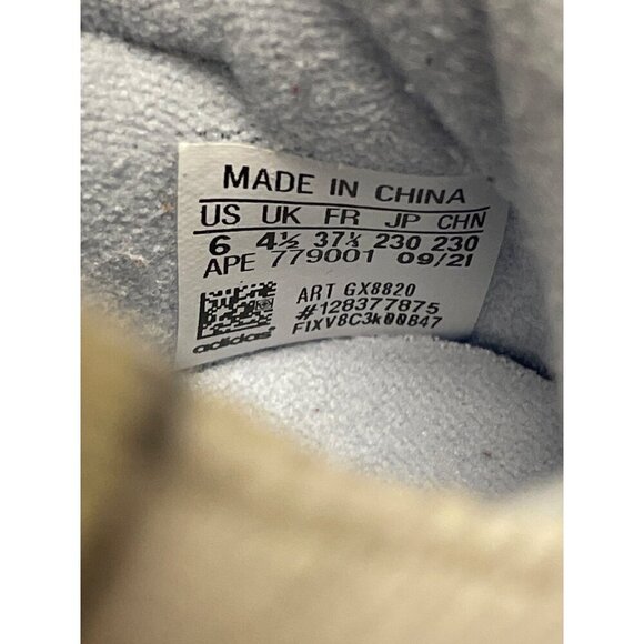 Adidas Women's NITEBALL GX8820 Suede Beige Purple Sneakers Shoes Size 6 - Picture 10 of 10